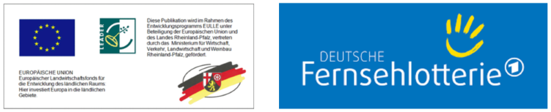 Logos der Deutschen Fernsehlotterie und des Entwicklungsprogramm EULLE